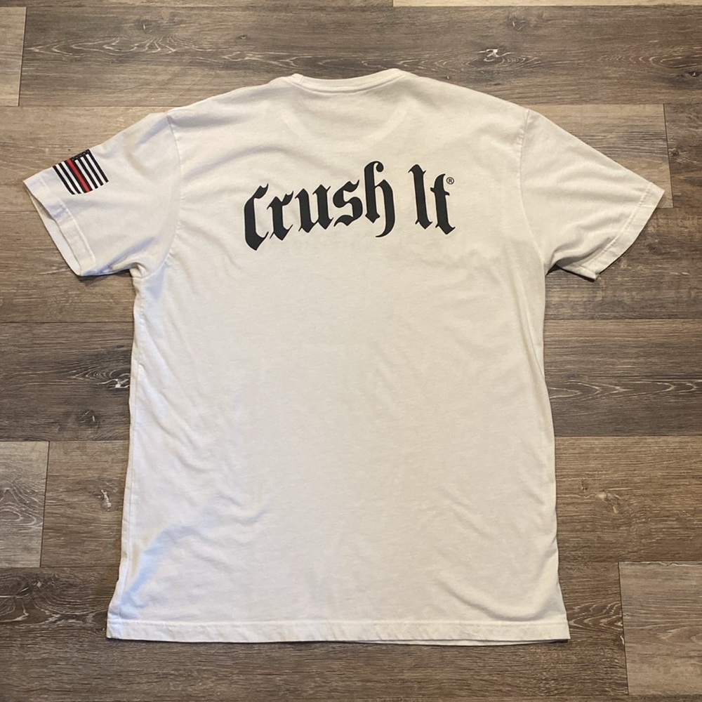 Core Nutritionals White Crush It Tee View 4